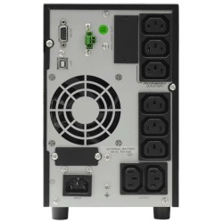 Effekta MTX-XL Lineinteraktive USV, 1100VA, 23min bei cos phi 0,7 , MTX1100-23, USB+RS232, Schwarz, Sinus-Ausgang, - 159673 - 1