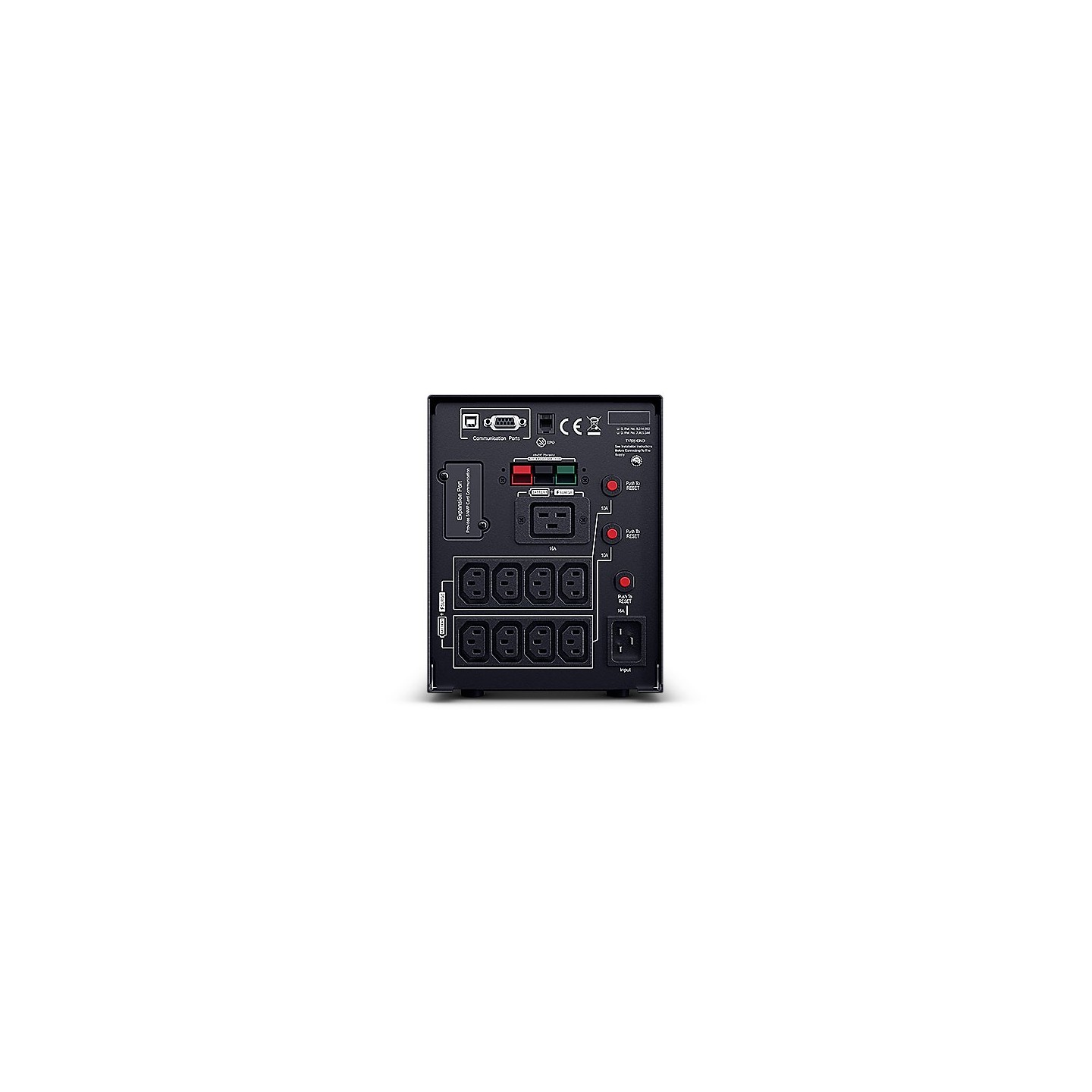 CyberPower USV, PR Tower-Serie, 2200VA/1980W, Line-Interactive, reiner Sinus, LCD, USB/RS232, ext.Runtime, - 177000 - 2