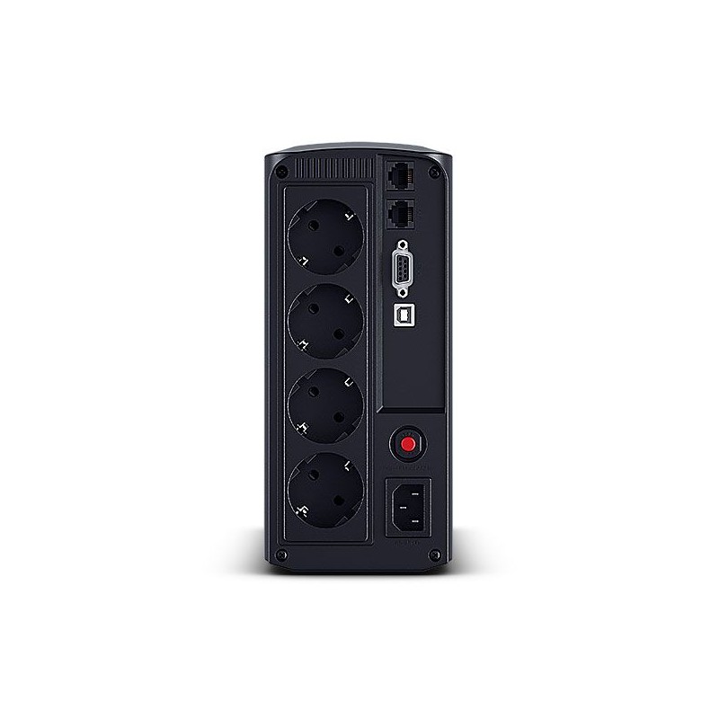 CyberPower USV, Value Pro-Serie, 1000VA/550W, Line-Interactive, USB/RS232, LCD, CEE7-Schutzkontakt - 185685 - 2