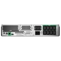 APC UPS Smart, 2200VA, 5.4min.,19" 2HE, LCD, with SmartConnect, incl. network card - 185757 - 2