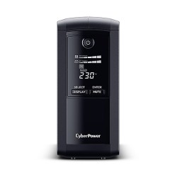 CyberPower USV, Value Pro-Serie, 700VA/390W, Line-Interactive, USB/RS232, LCD, IEC C14 Kaltgeräte - 188413 - 1