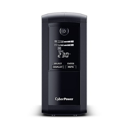 CyberPower USV, Value Pro-Serie, 700VA/390W, Line-Interactive, USB/RS232, LCD, IEC C14 Kaltgeräte - 188413 - 1