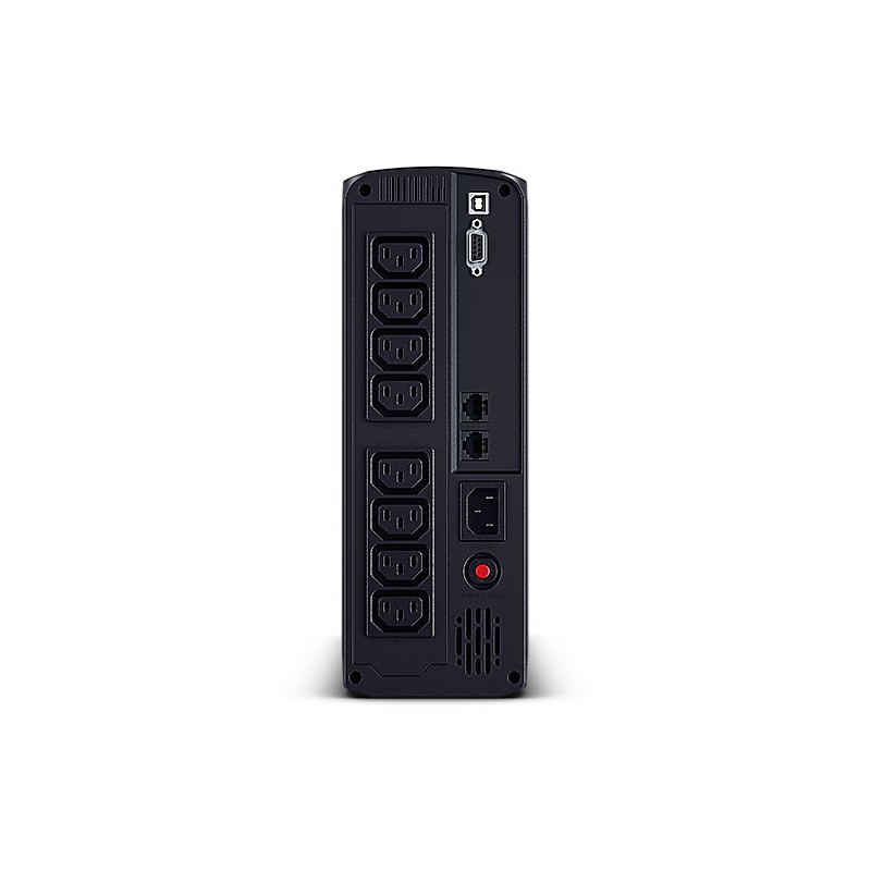 CyberPower USV, Value Pro-Serie, 1200VA/720W, Line-Interactive, USB/RS232, LCD, IEC C14 Kaltgeräte - 188421 - 2