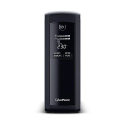 CyberPower USV, Value Pro-Serie, 1600VA/960W, Line-Interactive, USB/RS232, LCD, IEC C14 Kaltgeräte - 188422 - 1