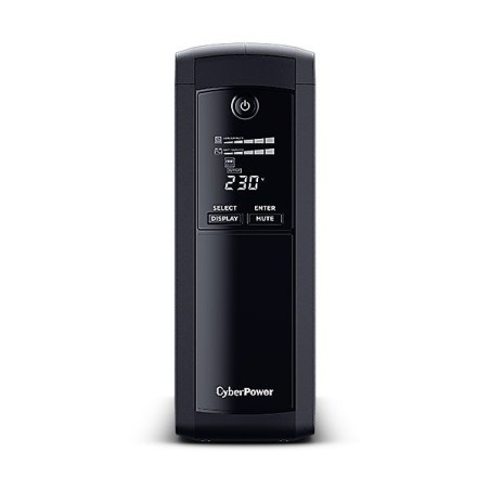 CyberPower USV, Value Pro-Serie, 1600VA/960W, Line-Interactive, USB/RS232, LCD, IEC C14 Kaltgeräte - 188422 - 1