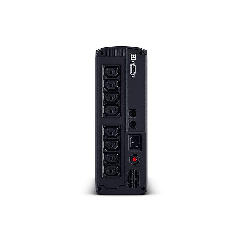 CyberPower USV, Value Pro-Serie, 1600VA/960W, Line-Interactive, USB/RS232, LCD, IEC C14 Kaltgeräte - 188422 - 2