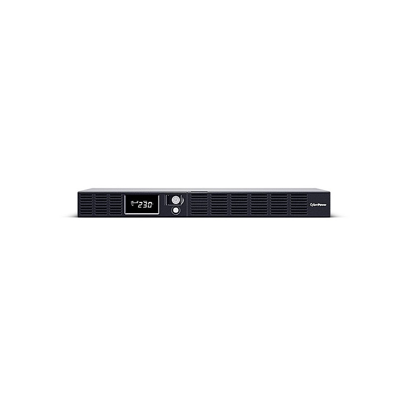 CyberPower USV, OR-Serie, 600VA/360W, Line-Interactive, LCD, 19"/1HE, USB/RS232, IEC C13 Kaltgeräte, - 188424 - 1