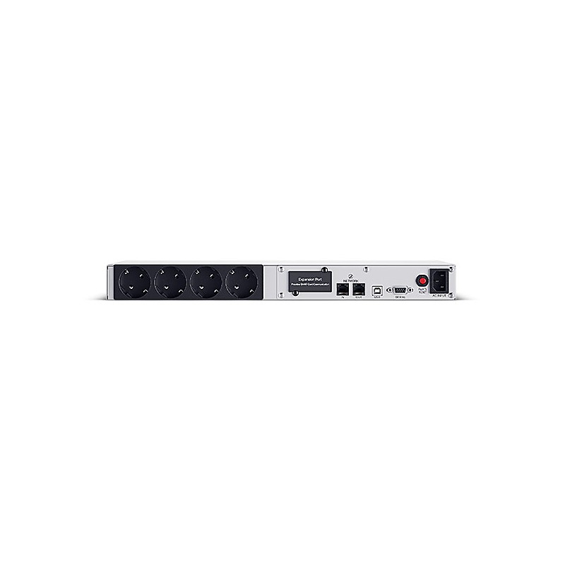 CyberPower USV, OR-Serie, 650VA/360W, Line-Interactive, LCD, 19"/1HE, USB/RS232, CEE7-Schutzkontakt, - 188433 - 2
