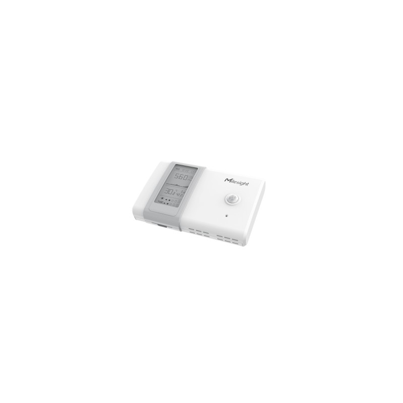 Milesight IoT Indoor Ambience Monitoring Sensor, AM107-868M LoRaWAN / Temp. / Humidity / CO2 / PIR / Light / TVOC / hPA / E-Ink 