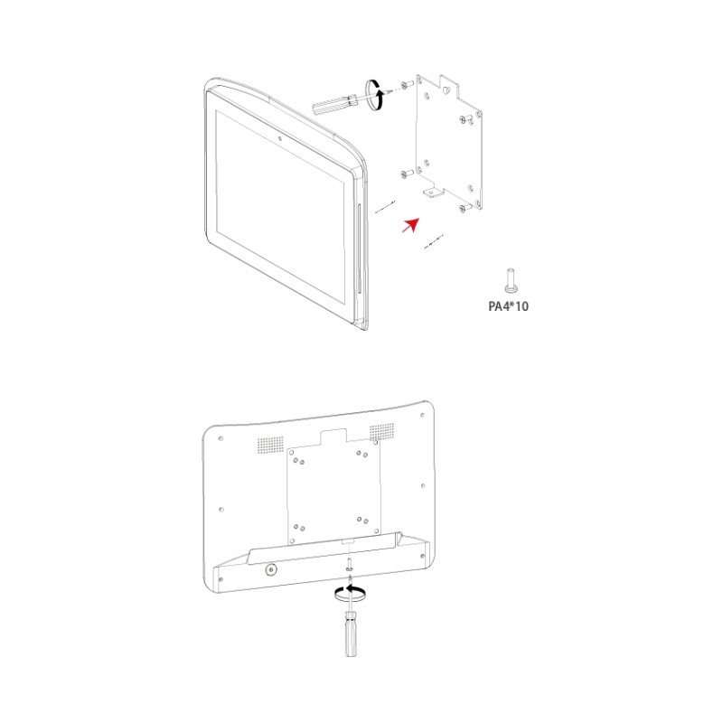 ALLNET Design LED Tablet 10 inch RK3288 Android 10 and NFC, meeting room tablet - 174715 - 7