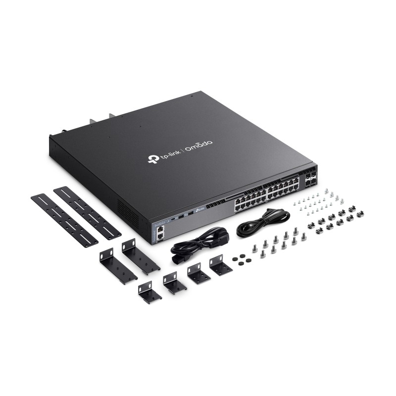 TP-Link Switch full managed Layer3 28 Port &bull 24x 1 GbE &bull 4x SFP+ &bull Omada &bull TL-SG6428XHP - 222608 - 7