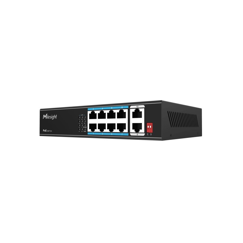 Milesight IoT Milesight 8-Port PoE Switch, MS-S0208-EL - 210093 - 7