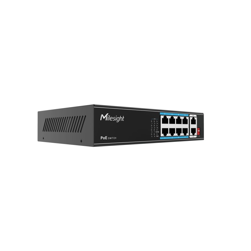Milesight IoT Milesight 8-Port PoE Switch, MS-S0208-EL - 210093 - 9