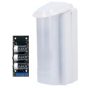 Duevi energy saving detector for outdoor use - Compatible with Ajax transmitter (included) - Double PIR / detection 15 m - Anti 