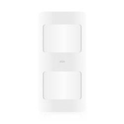 PIR detector Protection against pets - Wireless - Internal antenna - LED low battery indicator - Detection range 8 m / 11 - PIR-