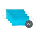 Hygienische Maske - Einwegartikel - Größe für Erwachsene - Box 50 Stück. - Preis pro Karton - Einmaliger Gebrauch / Nicht steril