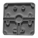 Flexible connection cover for support box - Suitable for outdoor use - Allows you to install the internal wiring