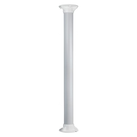 Dachauflage - Höhe 100 cm - Geeignet für den Innenbereich - Weiße Farbe - Aus Kunststoff - CBOX-ST100 - 1