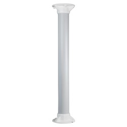 Dachauflage - Höhe 50 cm - Geeignet für den Innen- und Außeneinsatz - Weiße Farbe - Aus Kunststoff - CBOX-ST50 - 1