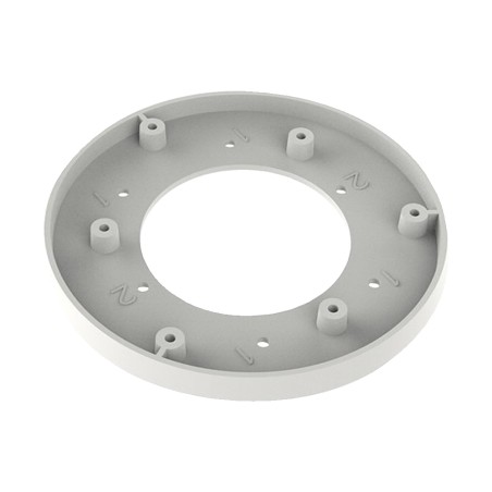 Hikvision - Adapter - Dachauflage - Für Dome-Kamera - Aluminiumlegierung - Weiße Farbe - D20-AP - 1