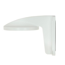 Wall Mount - For Dome Cameras - 120 (H) x 111 (W) x 161 (L) - Maximum Load 1 Kg - ABS + PC / White Color - Compatible with
