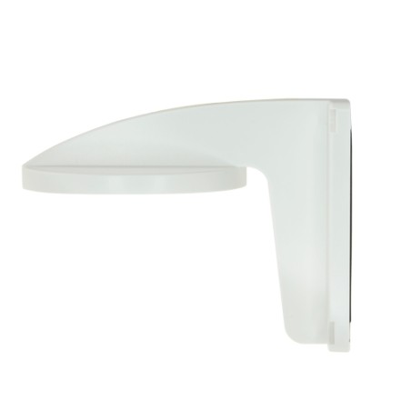 Wall Mount - For Dome Cameras - 120 (H) x 111 (W) x 161 (L) - Maximum Load 1 Kg - ABS + PC / White Color - Compatible with