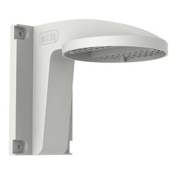 Wall mount - For dome cameras - 183 mm (H) x 136 (W) x 213 (L) - Maximum load 2 kg - ABS + PC / white color - Aesthetic