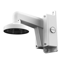 Wall Mount Bracket - Suitable for Dome - Suitable for Outdoor Use - White Color - Cable Pin - DS-1273ZJ-130B - 1