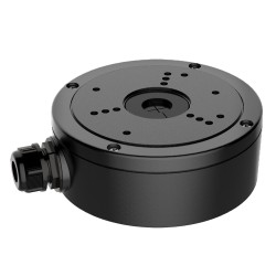 Junction box - For dome or bullet cameras - Suitable for outdoor use - Ceiling or wall installation - Cable pin - Color