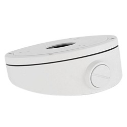 Junction box - For dome cameras - Suitable for outdoor use - Mounting on pitched roof - Cable pin - White color - DS-1281ZJ-