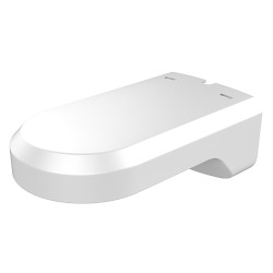 Wall mount bracket - Suitable for PTZ - Suitable for outdoor use - White color - Hardened material with spray treatment - DS-12