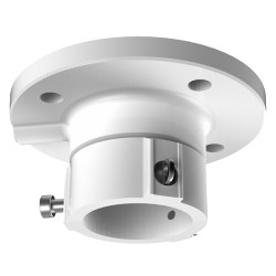 Roof mount - For dome cameras - Suitable for outdoor use - White color - Compatible with Hiwatch Hikvision - Cable pin - D