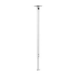 Extendable Ceiling Mount - For Dome Cameras - Suitable for Outdoor Use - White Color - Compatible with Hikvision - Cable