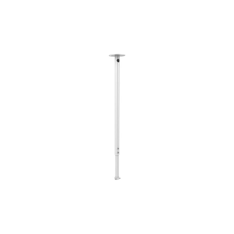 Extendable Ceiling Mount - For Dome Cameras - Suitable for Outdoor Use - White Color - Compatible with Hikvision - Cable