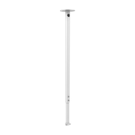 Extendable Ceiling Mount - For Dome Cameras - Suitable for Outdoor Use - White Color - Compatible with Hikvision - Cable