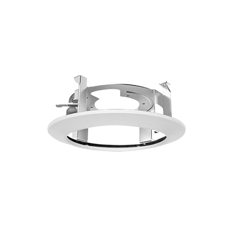 Ceiling Mount Camera Bracket - For Dome Cameras - Indoor Use - White Color - Aluminum Alloy and ABS