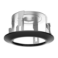 Ceiling Mount Camera Bracket - For Dome Cameras - Indoor Use - Black Color - Aluminum Alloy and AB