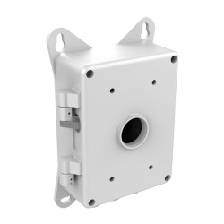 Junction box - For dome cameras - Suitable for outdoor use - Ceiling or wall installation - Cable pin - White color - DS-