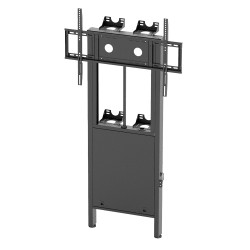 Motorisierte Boden- und Wandhalterung - Einstellbare Höhe - Bis 86" - Maximales Gewicht 100Kg - VESA Max. 900 x 600mm - IB-EST08