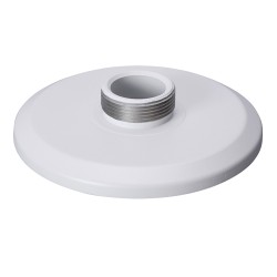 Roof support - Suitable for motorized domos - Made of aluminum - 37 (H) x 169 (Ø) mm - Cable pin - PFA102 - 1