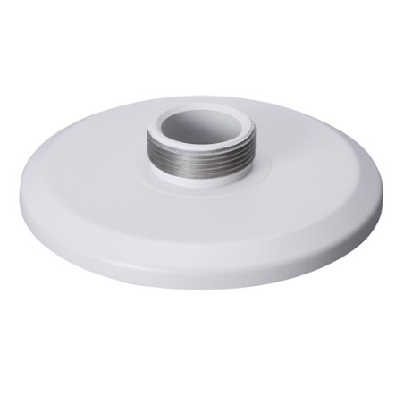 Roof support - Suitable for motorized domos - Made of aluminum - 37 (H) x 169 (Ø) mm - Cable pin - PFA102 - 1