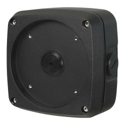 Junction box - For bullet or dome cameras - Suitable for outdoor use - Ceiling or wall installation - Cable pin - Color