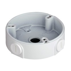 Junction box - For dome cameras - Suitable for outdoor use - Ceiling or wall installation - Cable pin - White color - PFA