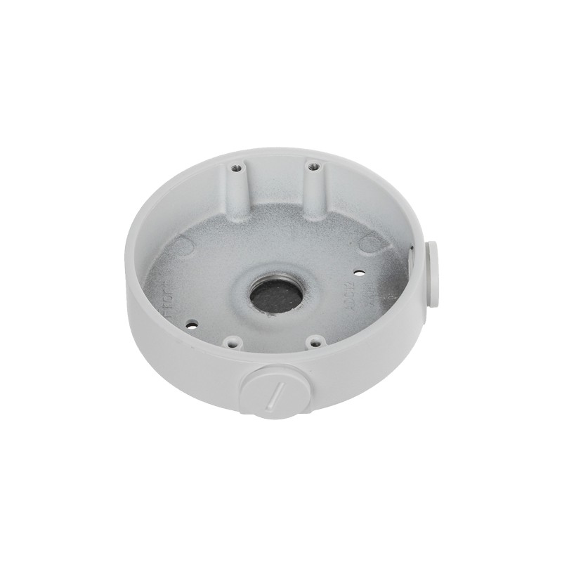 Junction box - For dome cameras - Suitable for outdoor use - Ceiling or wall installation - Cable pin - White color - PFA