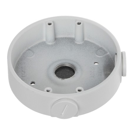Junction box - For dome cameras - Suitable for outdoor use - Ceiling or wall installation - Cable pin - White color - PFA