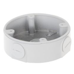 Junction box - For dome cameras - Suitable for outdoor use - Ceiling or wall installation - Cable pin - White color - PFA
