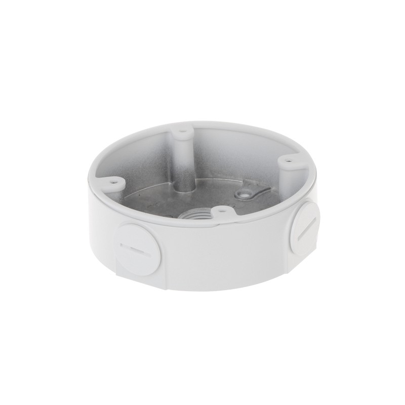 Junction box - For dome cameras - Suitable for outdoor use - Ceiling or wall installation - Cable pin - White color - PFA