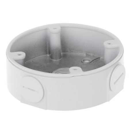Junction box - For dome cameras - Suitable for outdoor use - Ceiling or wall installation - Cable pin - White color - PFA