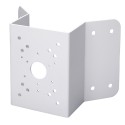 Corner support - Opening angle 90º - Suitable for outdoor use - Galvanized steel - White color - Cable pin - PFA151