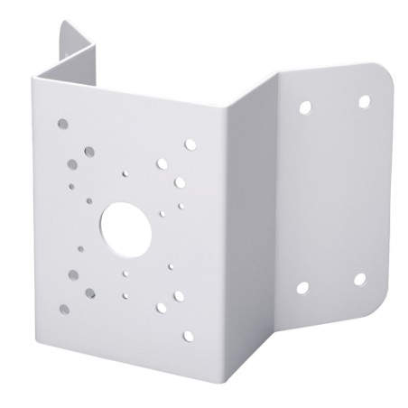Corner support - Opening angle 90º - Suitable for outdoor use - Galvanized steel - White color - Cable pin - PFA151